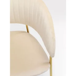 KARE Design Stühle-Armlehnstuhl Belle Creme (2/Set)