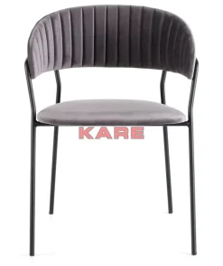 KARE Design Stühle-Armlehnstuhl Belle Grau (2/Set)
