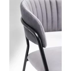 KARE Design Stühle-Armlehnstuhl Belle Grau (2/Set)