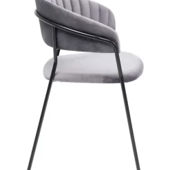 KARE Design Stühle-Armlehnstuhl Belle Grau (2/Set)