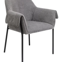 KARE Design Stühle-Armlehnstuhl Bess Grau
