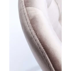 KARE Design Stühle-Armlehnstuhl Black Lady Velvet Grau