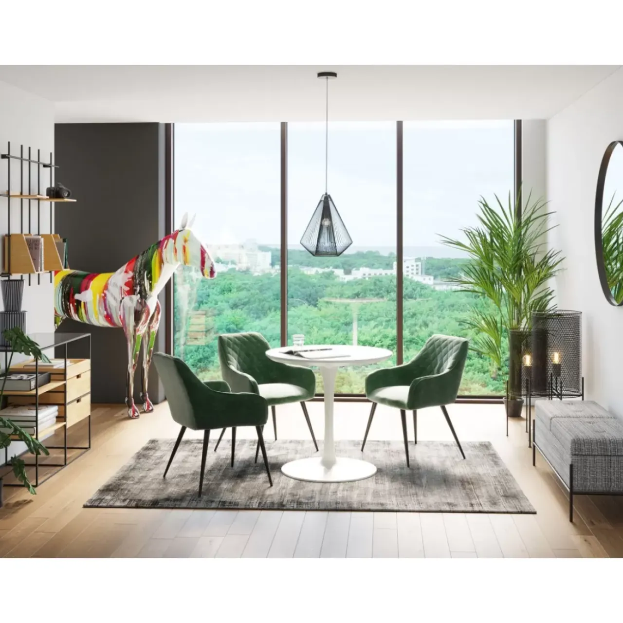 KARE Design Stühle-Armlehnstuhl Bretagne Grun