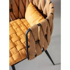 KARE Design Stühle-Armlehnstuhl Cheerio Gelb Inkl. Kissen