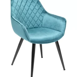 KARE Design Stühle-Armlehnstuhl Harry Blau