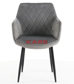 KARE Design Stühle-Armlehnstuhl Kayla Grau