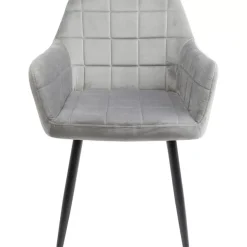 KARE Design Stühle-Armlehnstuhl Kim Grau