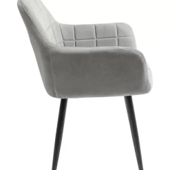 KARE Design Stühle-Armlehnstuhl Kim Grau