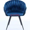 KARE Design Stühle-Armlehnstuhl Knot Blau