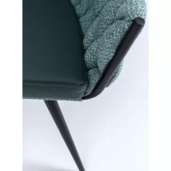KARE Design Stühle-Armlehnstuhl Knot Petrol
