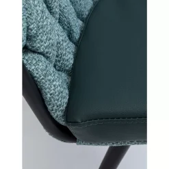 KARE Design Stühle-Armlehnstuhl Knot Petrol