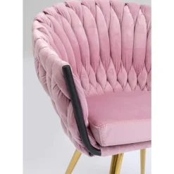 KARE Design Stühle-Armlehnstuhl Knot Rose