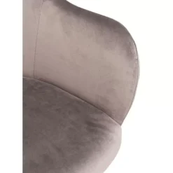 KARE Design Stühle-Armlehnstuhl Lady Velvet Grau