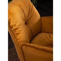 KARE Design Stühle-Armlehnstuhl Mila Gelb