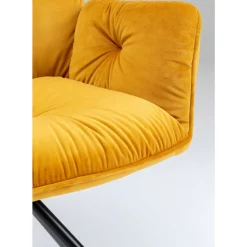 KARE Design Stühle-Armlehnstuhl Mila Gelb