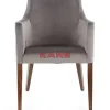 KARE Design Stühle-Armlehnstuhl Mode Velvet Grau