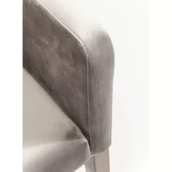 KARE Design Stühle-Armlehnstuhl Mode Velvet Grau