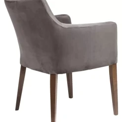 KARE Design Stühle-Armlehnstuhl Mode Velvet Grau