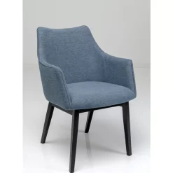 KARE Design Stühle-Armlehnstuhl Modino Blau