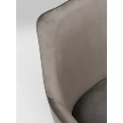 KARE Design Stühle-Armlehnstuhl Modino Velvet Grau