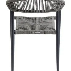 KARE Design Outdoormöbel-Armlehnstuhl Palma Grau