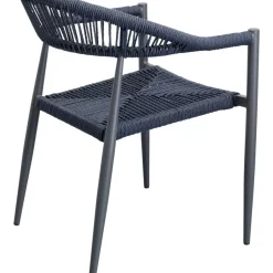 KARE Design Outdoormöbel-Armlehnstuhl Palma Petrol