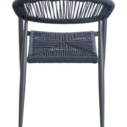 KARE Design Outdoormöbel-Armlehnstuhl Palma Petrol