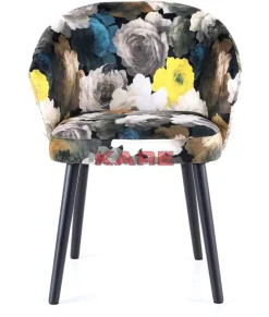 KARE Design Stühle-Armlehnstuhl Peony Flower Gelb