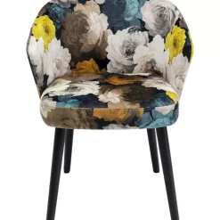 KARE Design Stühle-Armlehnstuhl Peony Flower Gelb
