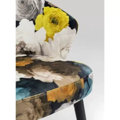 KARE Design Stühle-Armlehnstuhl Peony Flower Gelb