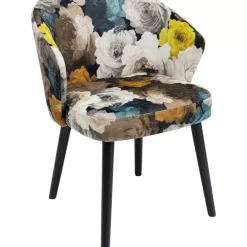 KARE Design Stühle-Armlehnstuhl Peony Flower Gelb