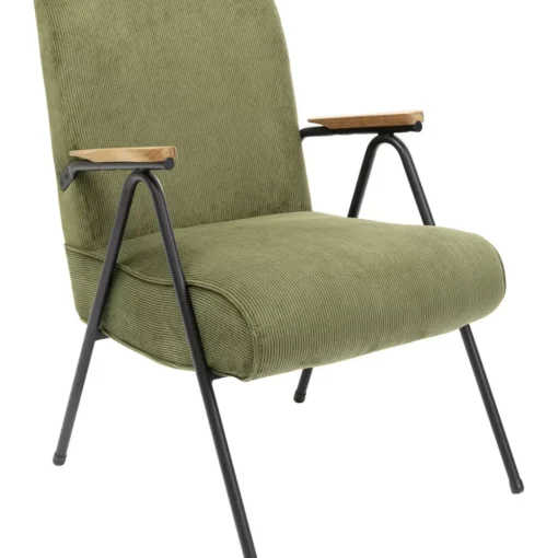 KARE Design Sessel-Armlehnstuhl Ryan Grun