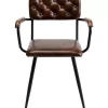 KARE Design Stühle-Armlehnstuhl Salsa Leder Braun