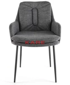 KARE Design Stühle-Armlehnstuhl Thea Dunkelgrau
