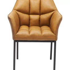 KARE Design Stühle-Armlehnstuhl Thinktank Braun