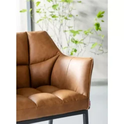 KARE Design Stühle-Armlehnstuhl Thinktank Braun