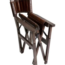 KARE Design Stühle-Armlehnstuhl Twist Leder Braun