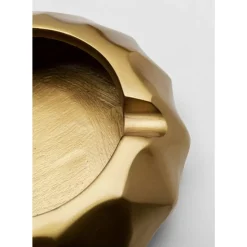 KARE Design Ascher-Aschenbecher Avantgard Gold O15Cm