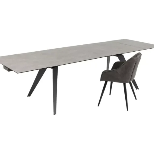 KARE Design Tische-Ausziehtisch Amsterdam Dunkel 200(45+45)X100Cm