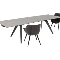 KARE Design Tische-Ausziehtisch Amsterdam Dunkel 200(45+45)X100Cm