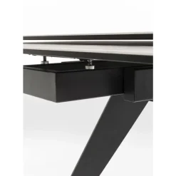 KARE Design Tische-Ausziehtisch Amsterdam Dunkel 200(45+45)X100Cm