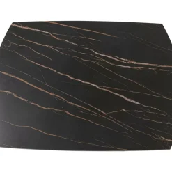 KARE Design Tische-Ausziehtisch Twist Schwarz 120(30+30)X90Cm