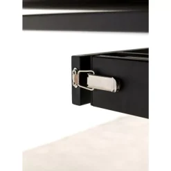 KARE Design Tische-Ausziehtisch Twist Schwarz 120(30+30)X90Cm