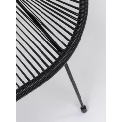 KARE Design Outdoormöbel-Bank Acapulco Schwarz