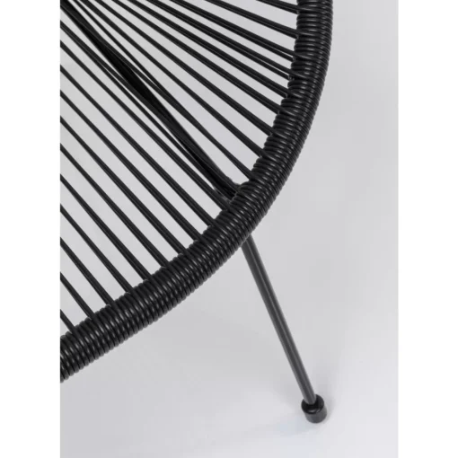 KARE Design Outdoormöbel-Bank Acapulco Schwarz