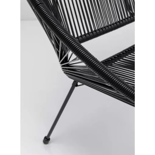 KARE Design Outdoormöbel-Bank Acapulco Schwarz