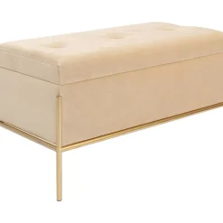 KARE Design Sitzbänke-Bank Buttons Storage Beige Klein