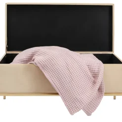 KARE Design Sitzbänke-Bank Buttons Storage Beige Klein