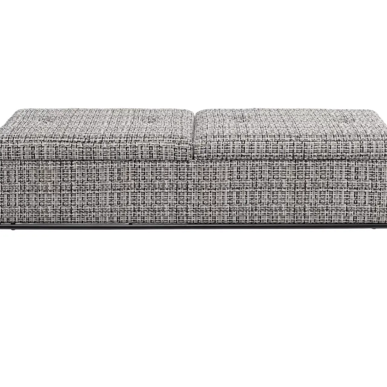 KARE Design Sitzbänke-Bank Buttons Storage B&W Gros