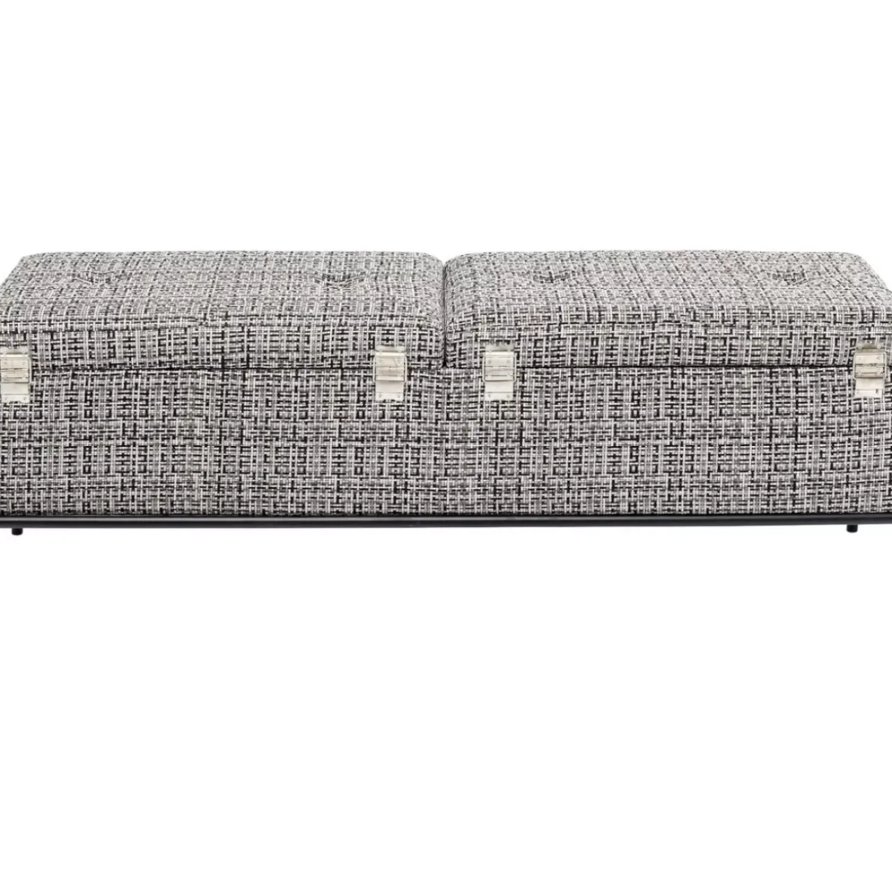 KARE Design Sitzbänke-Bank Buttons Storage B&W Gros